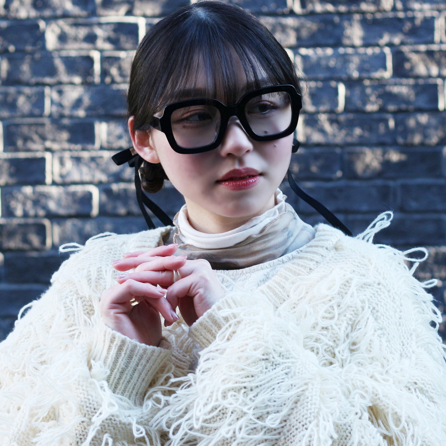 FUJIYAMA GLASSES ORIGINAL CANNAN 迦南大方型富士山眼镜