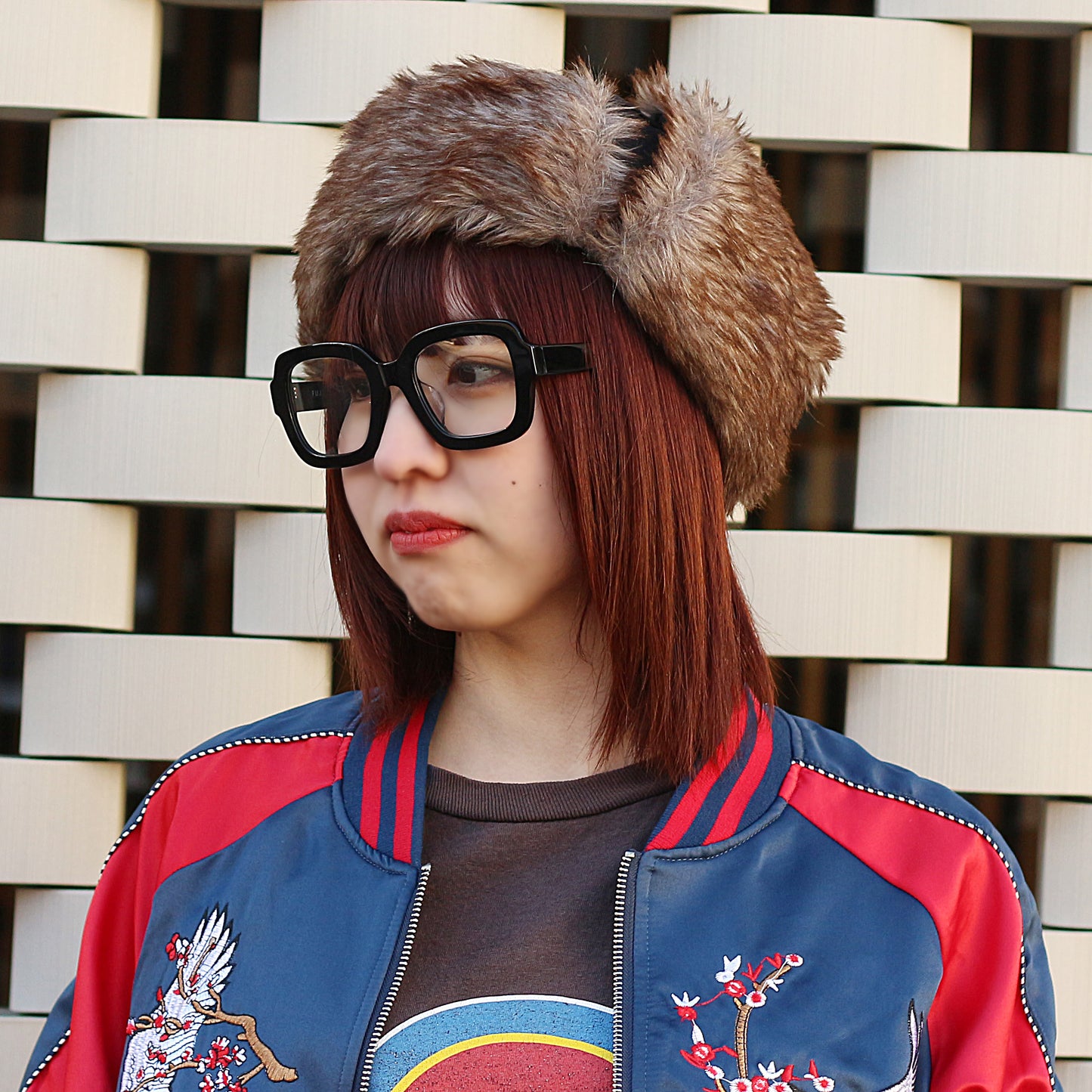 FUJIYAMA GLASSES ORIGINAL CANNAN 迦南大方型富士山眼镜