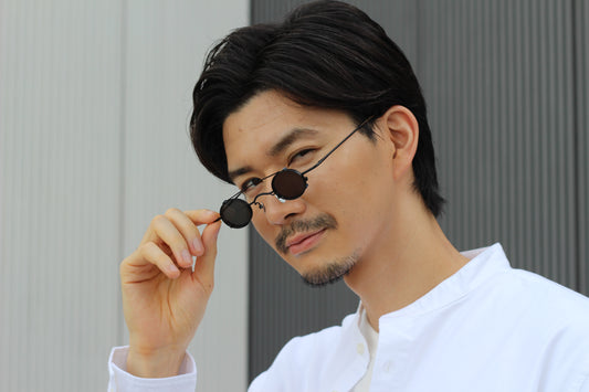 FUJIYAMA ORIGINAL ZAVITAN ザビタン ラウンド 伊達メガネ サングラス 2WAY