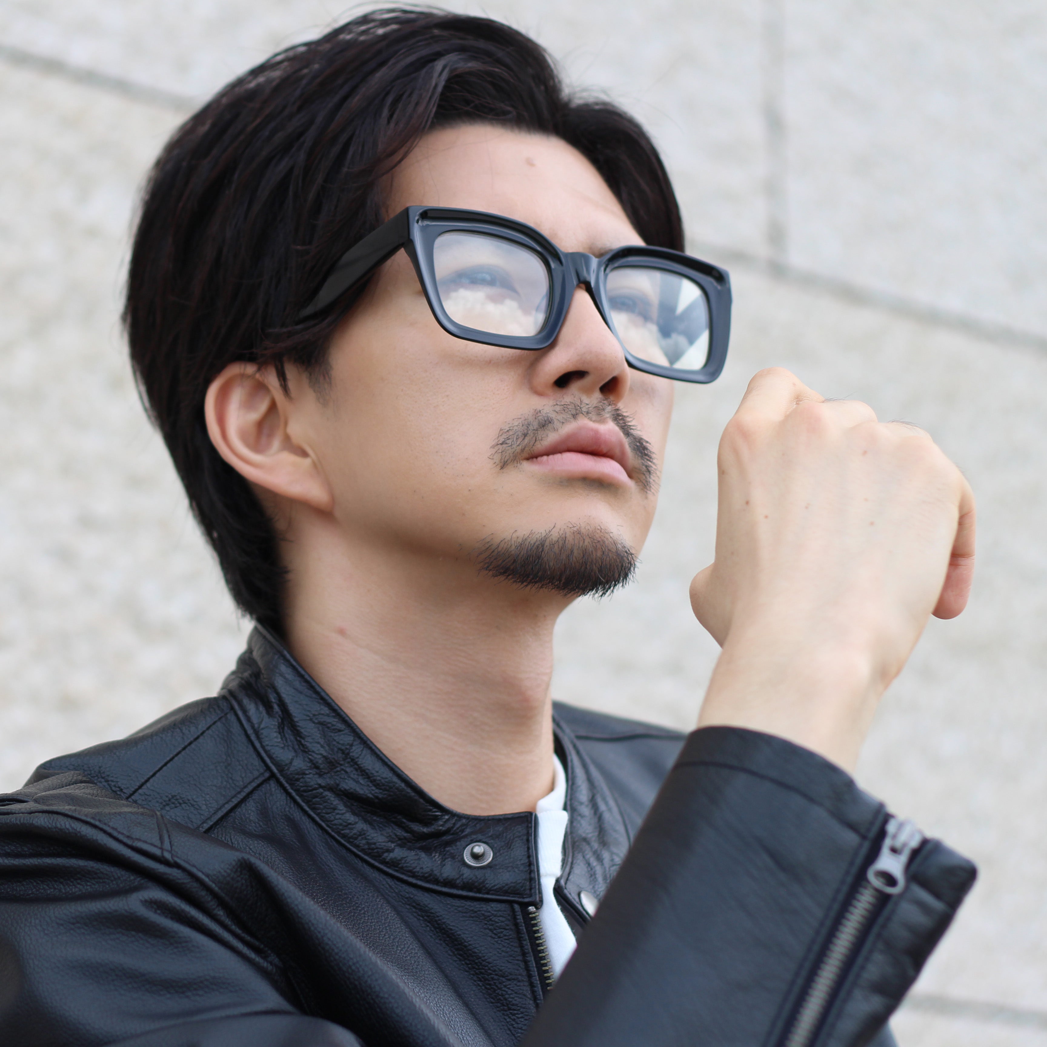 FUJIYAMA GLASSES ORIGINAL Master Craft WINDAM BLACK CLEAR