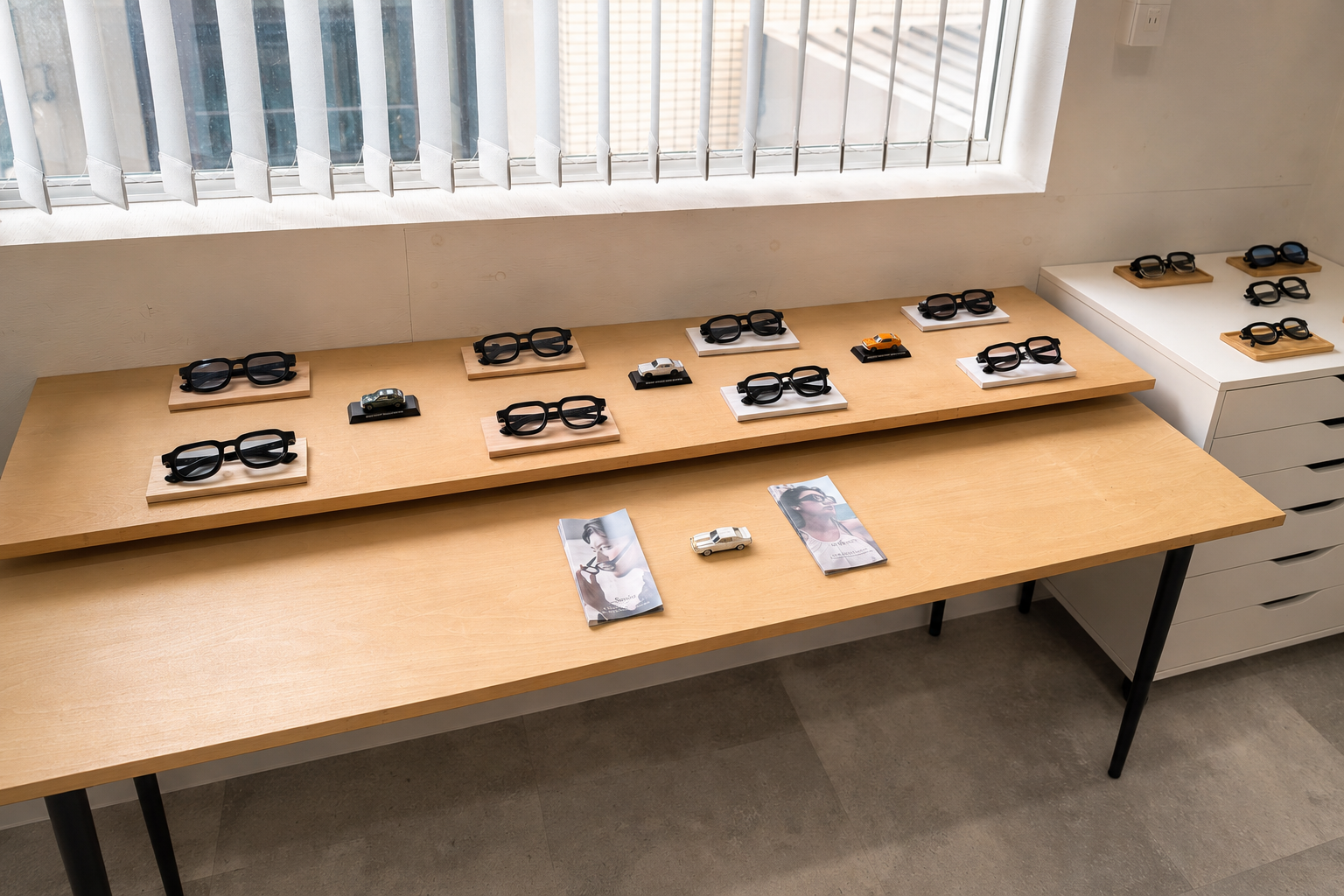 FUJIYAMA GLASSES ショールーム